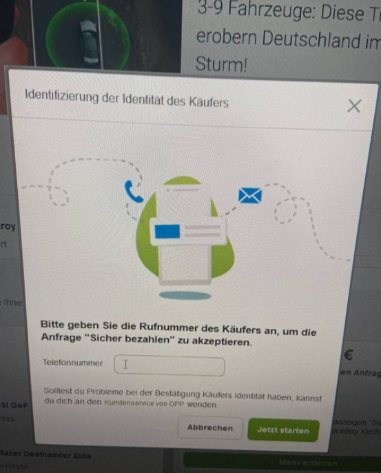 Wie schnell man bei  Kleinanzeigen zum Phishing-Opfer wird