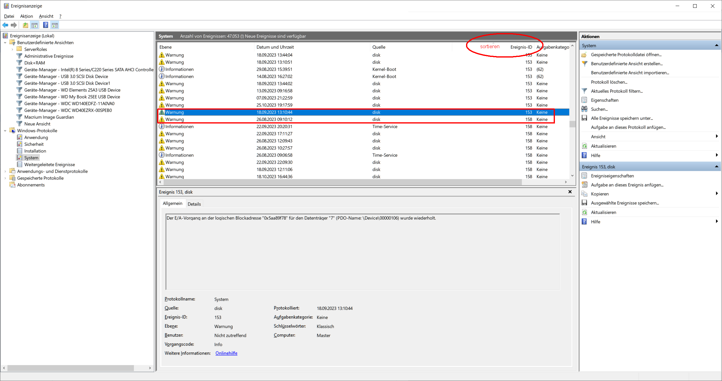 Fehler 0x800701B1 Ein nicht vorhandenes Gerät wurde angegeben ComputerBase Forum