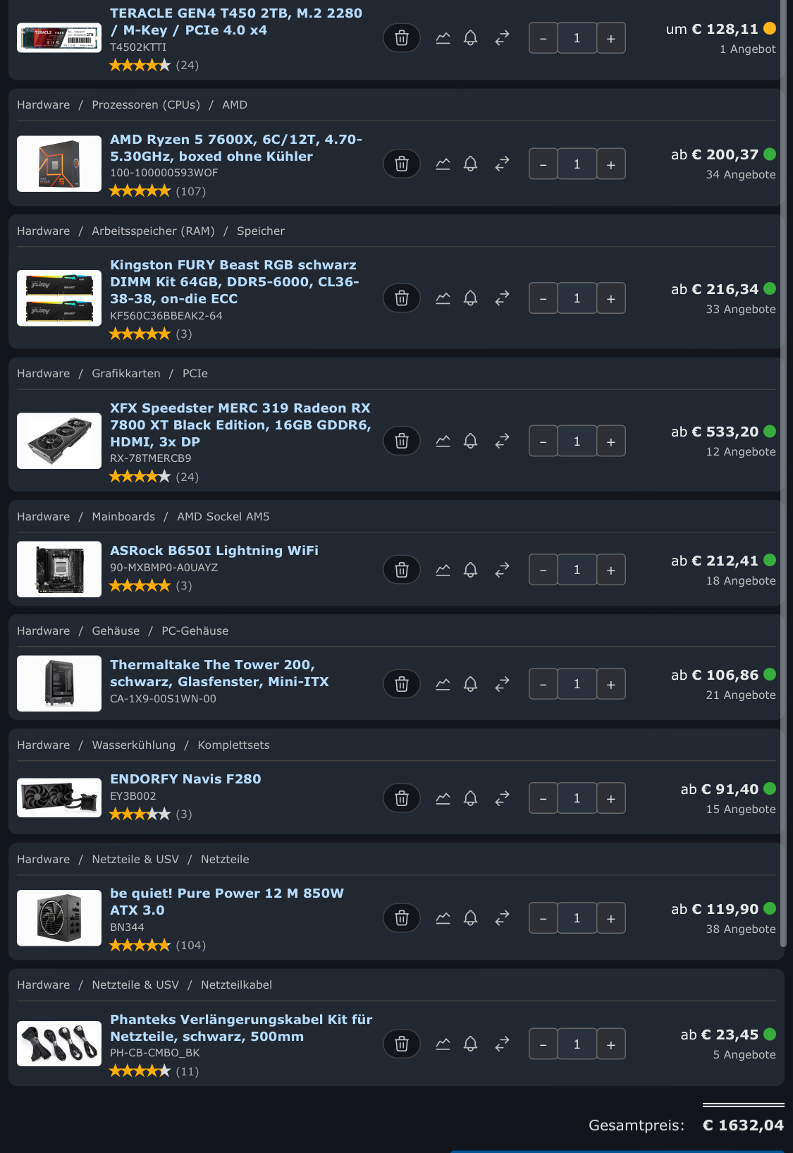 Erste eigene PC Konfiguration ComputerBase Forum