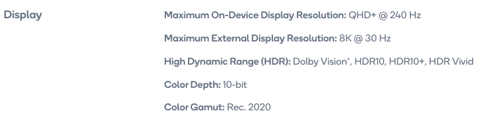 Snapdragon 8 Elite specs