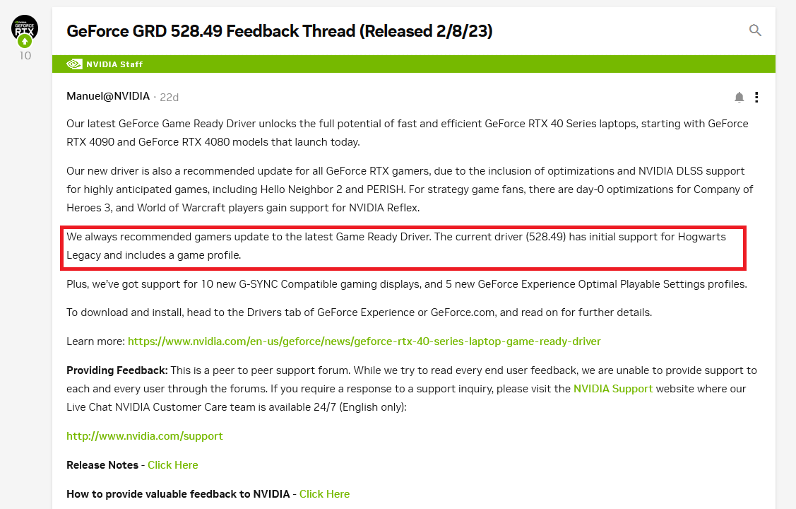 2023-03-01 10_20_27-GeForce GRD 528.49 Feedback Thread ( _ NVIDIA GeForce Forums – Mozilla Fir...png