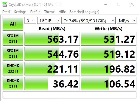 Samsung 860 Evo 1TB (SATA SSD)