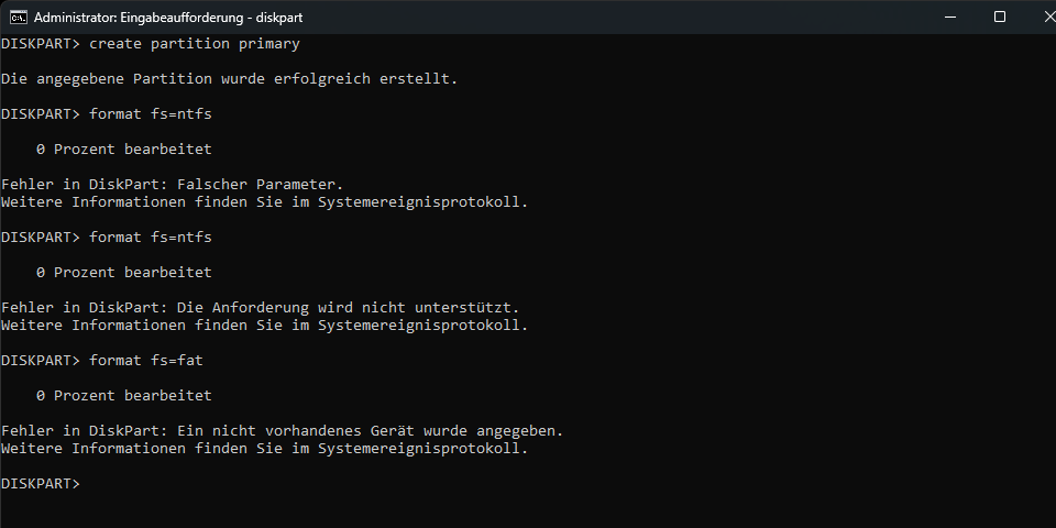 Administrator_ Eingabeaufforderung - diskpart 30.08.2025 15_36_35.png