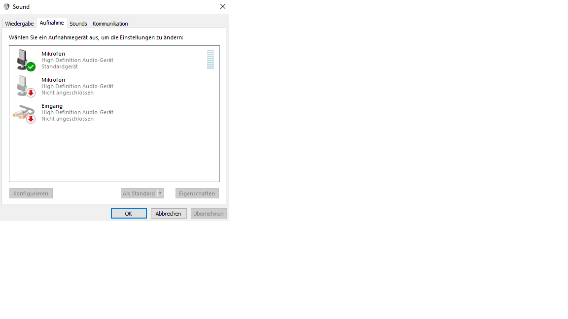 planen Logo Konjugieren headset wird nicht erkannt Unabhängig fließend