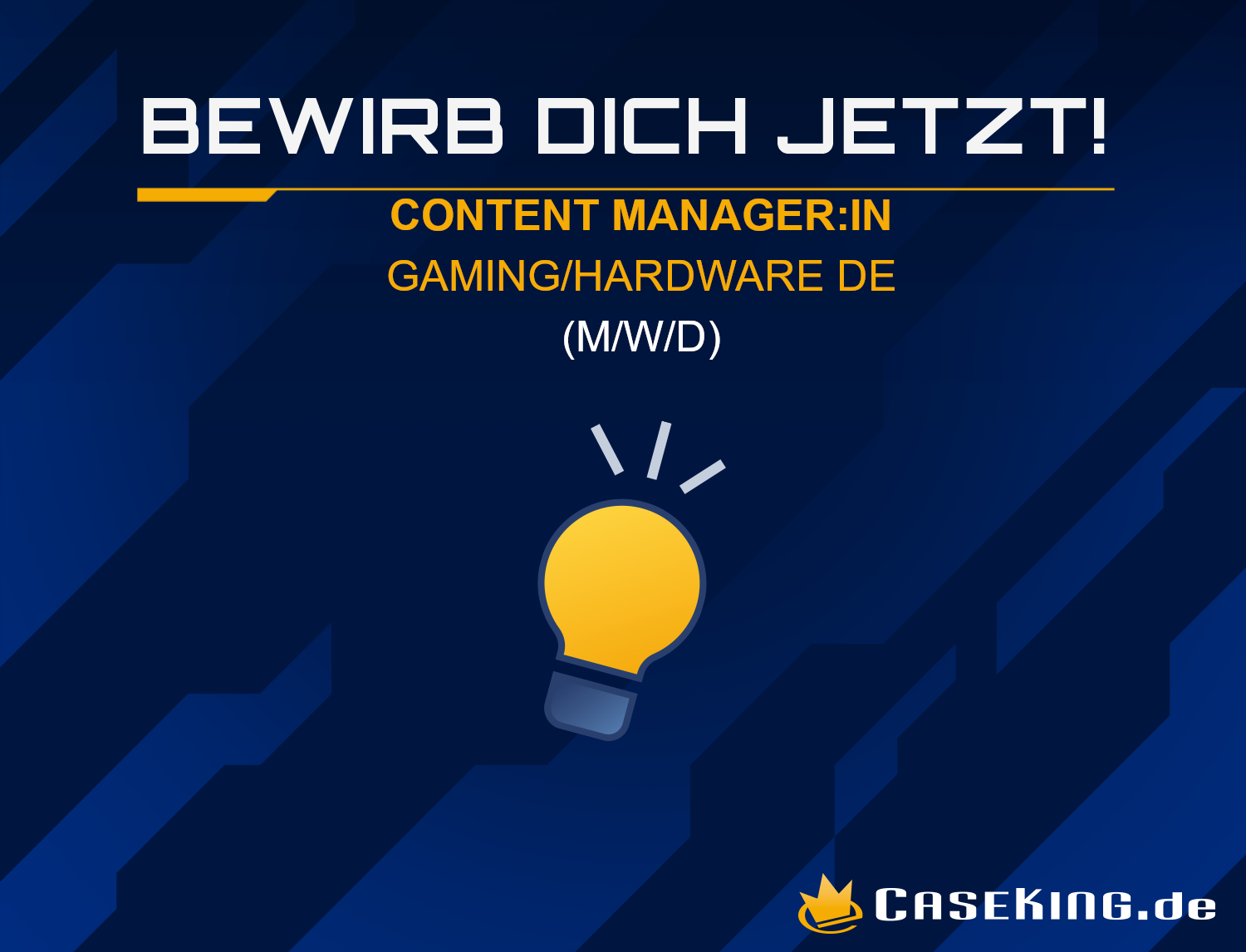 Caseking sucht Content Manager für Gaming/Hardware DE (m/w/d)