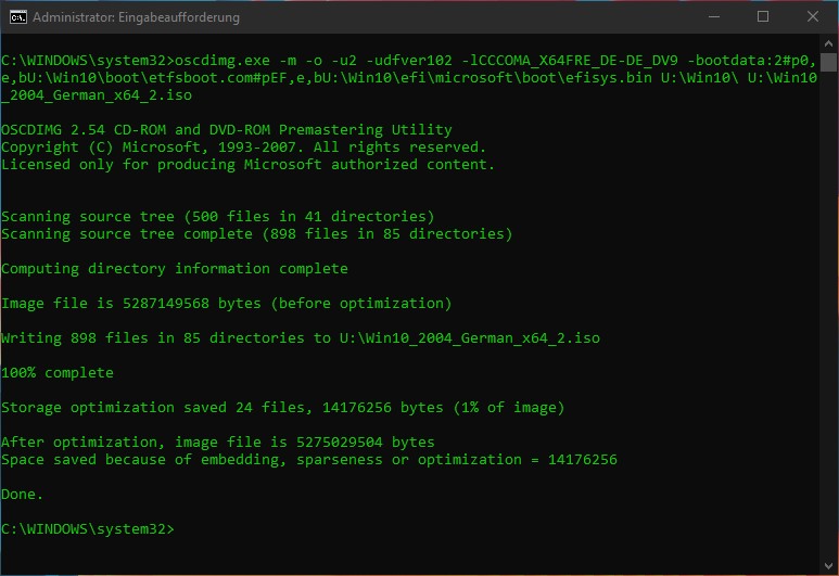 cmd oscdimg mit label.jpg
