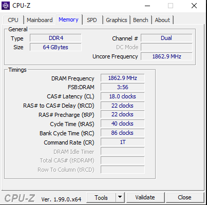 CPU-Z  V. 1.99.0x64 DDR4-3733CL18-22-22-40.png
