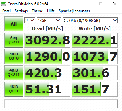 Crystal Mark Adata SX8200 Pro am B550 kein OS leer .PNG