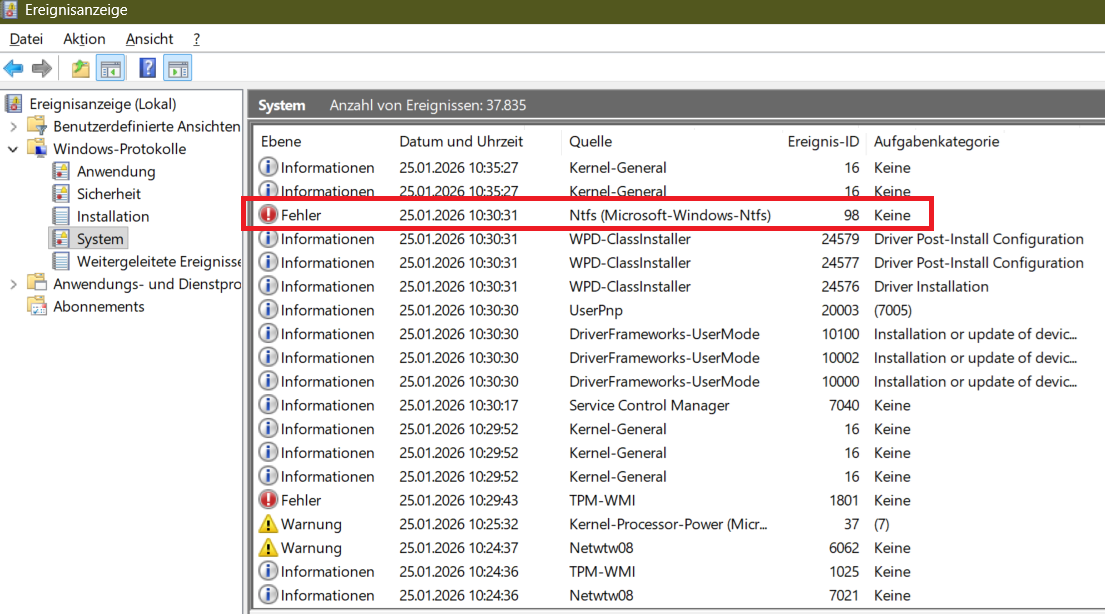 Ereignisanzeige_NTFS-Fehler_ID-98.png