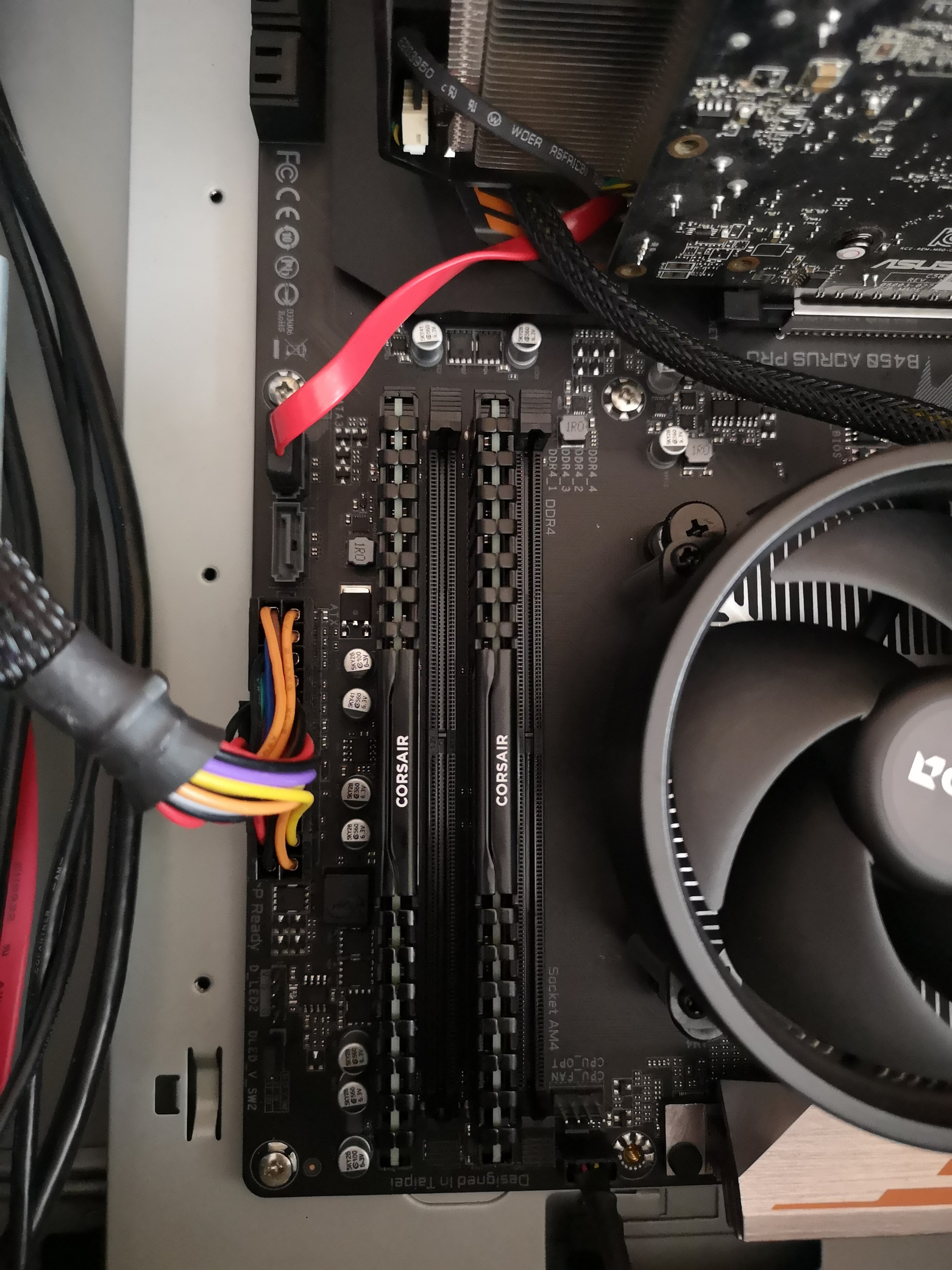 Gigabyte Aorus Pro B450 DRam Led leuchtet Rot ComputerBase Forum