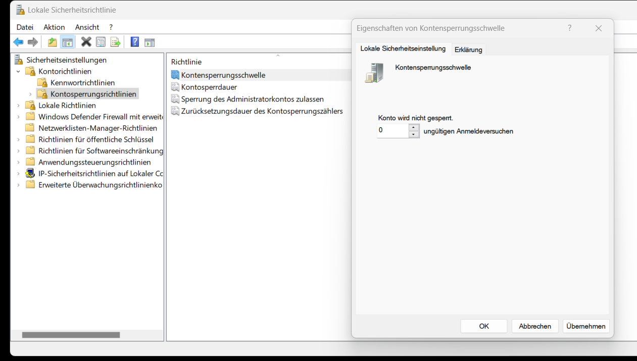 kontosperre deaktivieren secpol.msc.png