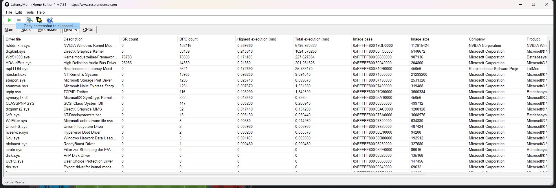 Latencymon bei Fahrradvideo auf YT nach Tweaks, Latenzreihenfolge etc..jpg