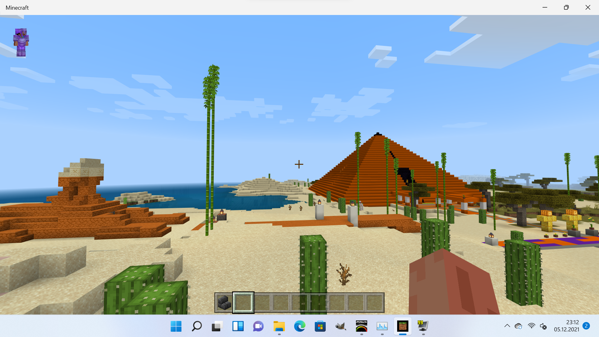 Minecraft Pyramide 16 Chunks 8xAA.png