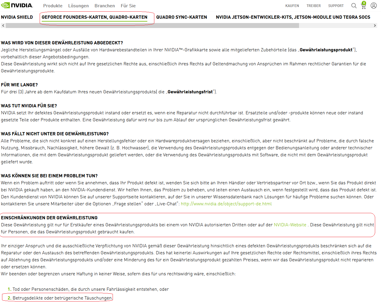 nvidia garantie.PNG