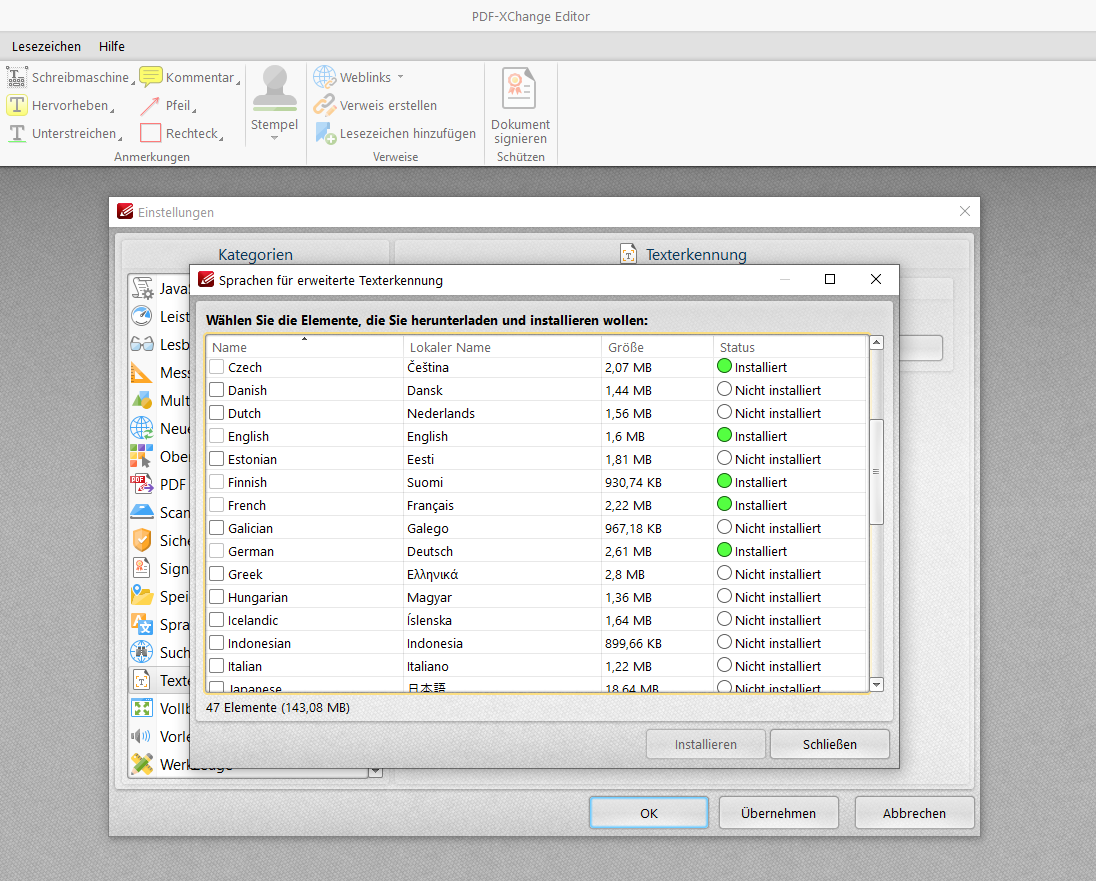 PDF-Xchange Editor Pro - Texterkennung-Sprachen.png