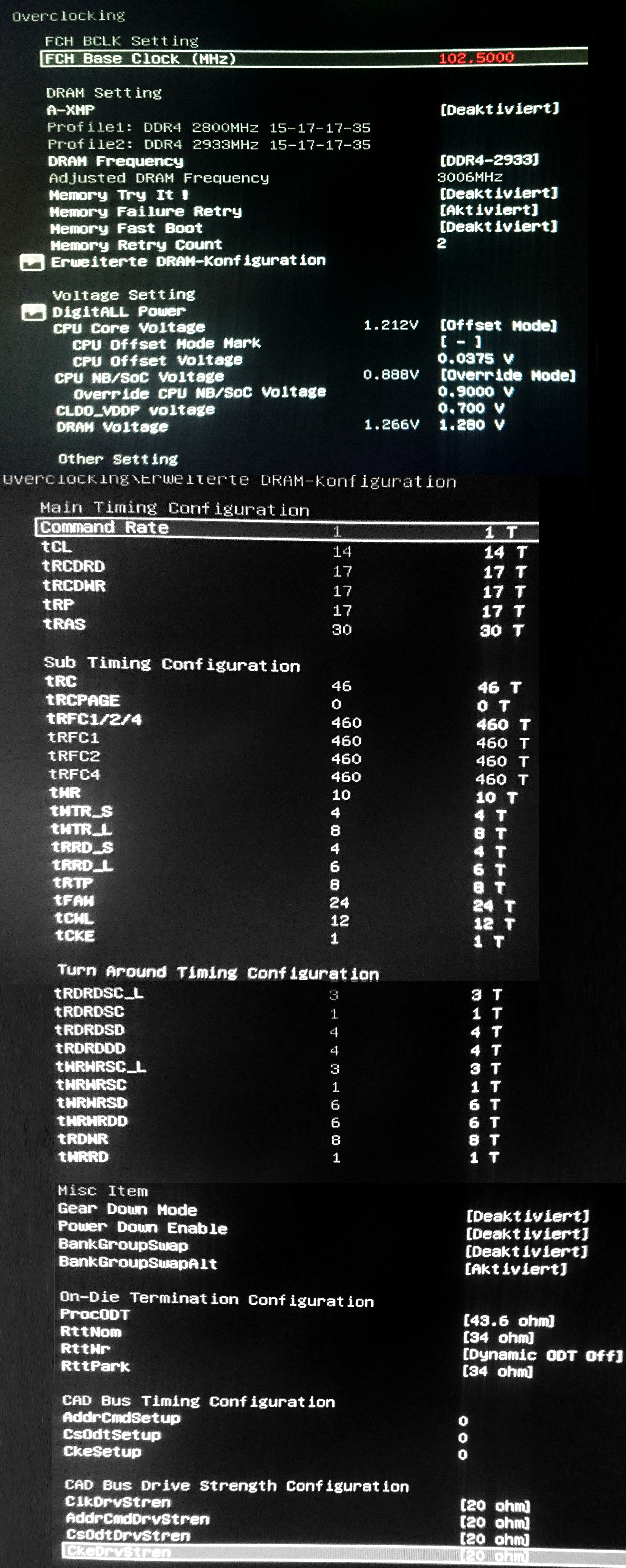 Rückenmarks Corsair LPX 3000 Timings.JPG