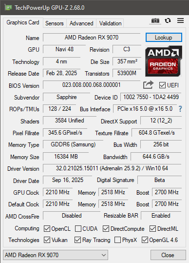 Sapphire RX 9070 Pure.gif