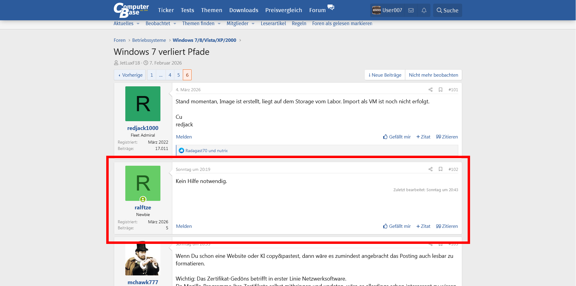 Screenshot 2026-03-12 at 11-01-46 Windows 7 verliert Pfade Seite 6 ComputerBase Forum.png