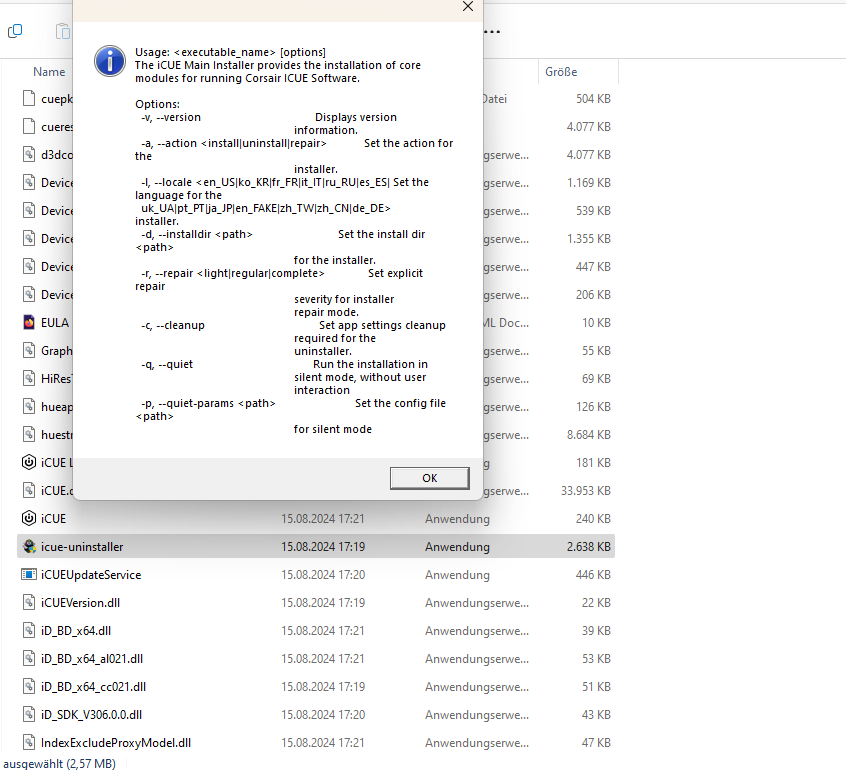 Icue lässt sich nicht deinstallieren ComputerBase Forum