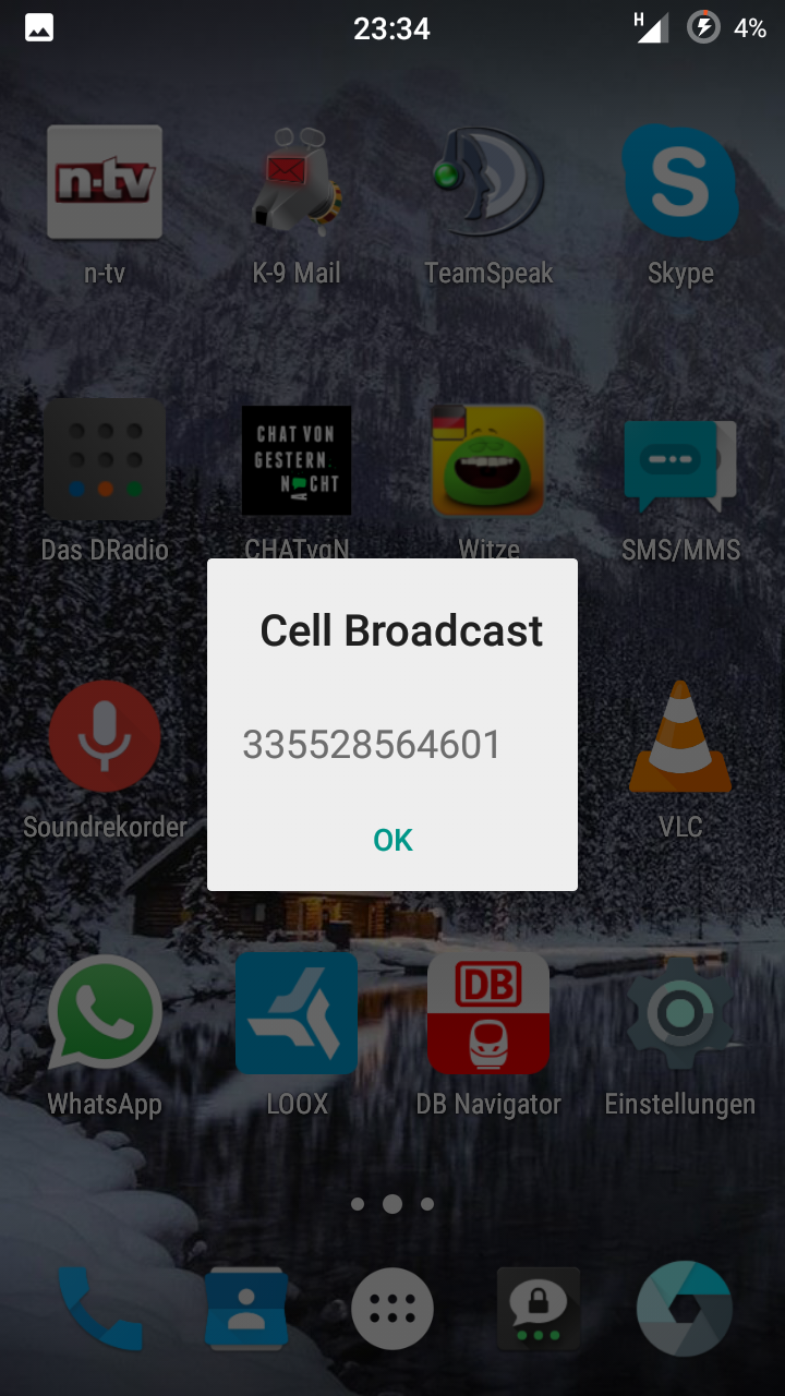 Deaktivieren cell android 9 broadcast How to