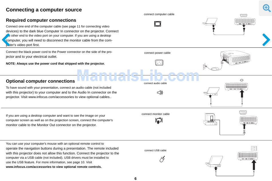 Screenshot_2021-05-29 Connecting A Computer Source; Required Computer Connections; Optional Co...png