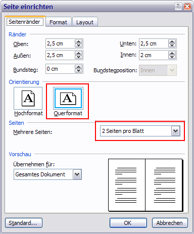 A5 Karte In Word Erstellen Computerbase Forum