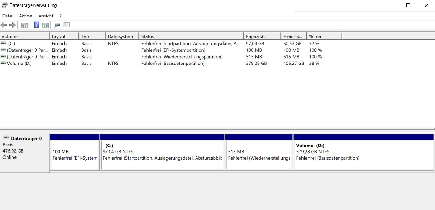 Windows 10 Datenträgerverwaltung.JPG